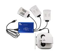 LYONGTECH Chargeur de Batterie pour DJI Phantom 4 Advanced/Pro Drone, Charge 3 Piles et Radiocommande Simultanément, Station de Recharge Hub Accessoires