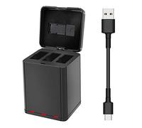 LYONGTECH Chargeur de batterie pour drone DJI Ryze Tello/Tello EDU, 3 en 1, plusieurs accessoires de hub de charge rapide