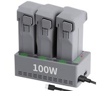 LYONGTECH Chargeur rapide de 100 W avec charge en mode de stockage pour DJI Mini 5 4 3 Pro Drone Hub de charge bidirectionnel, charge trois batteries, accessoires