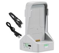 LYONGTECH Double chargeur de batterie avec charge de stockage pour drone DJI Flip Drone, hub de charge bidirectionnel, charge 2 batteries accessoires