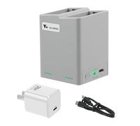 LYONGTECH Hub de charge de batterie et chargeur USB-C 35 W pour drone DJI Mini 3 Pro, Mini 3, charge deux batteries en séquence, accessoires de charge de stockage
