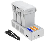 LYONGTECH LCD Chargeur de Batterie pour DJI Mini 4/3 Pro,Mini 3 Drone,Charge 3 Batteries Simultanément, Station de Recharge bidirectionnelle,Charging Hub Accessoires