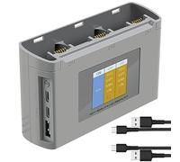 LYONGTECH LCD Chargeur de Batterie pour DJI Mini 4K,2,Mini 2 SE Drone,Station de Recharge bidirectionnelle Hub Accessoires