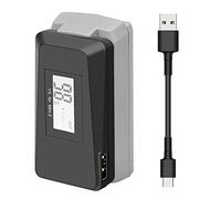 LYONGTECH LCD Chargeur de Batterie USB avec QC3.0 pour Drone DJI Mini 4K/2,Mini 2 SE, Station de Recharge Hub Accessoires