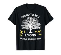 Lyons 2026 Réunion de Famille Arbre généalogique Assorti T-Shirt