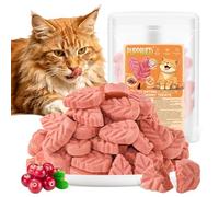 Lyophilisé Friandises pour Chat, 50g Snacks de Poulet e Canneberge Lyophilisés pour Chiens Chats, Friandises pour Chats