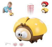 Lyoveu Hanging Ladybug Ball Toy,Ladybug Blowing Ball Toys,Cute Animal Puzzle Toy, Interactive Safe Ladybugs Kit with 2 Balls,Educational Ladybugs Sensory Toys Set USB Rechargeable,fors Boys & Girls-B