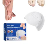 Lyoveu Purenail Appareil De Thérapie Au Laser,Appareil De Thérapie Au Laser Furzero Purenail,Appareil Portable De Thérapie Contre Les Champignons des Ongles,Anti-Mycose des Ongles-White||a
