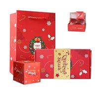 Lyoveu Surprise Gift Box Explosion for Money,Surprise Gift Box Noel - Creating The Most Surprising Gift,DIY Pop-up Surprise Box, Creativity Folding Bouncing Red Envelope Gift Box