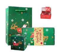 Lyoveu Surprise Gift Box Explosion for Money,Surprise Gift Box Noel - Creating The Most Surprising Gift,DIY Pop-up Surprise Box, Creativity Folding Bouncing Red Envelope Gift Box