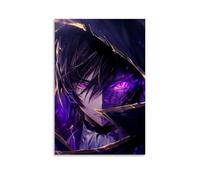 LYOZYMX Code Geass Lelouch of The Rebellion Anime Poster sur toile Décoration murale Décoration pour chambre à coucher 60 x 90 cm Sans cadre