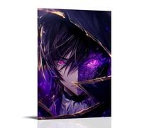 LYOZYMX Code Geass Poster sur toile Lelouch of The Rebellion - Art mural décoratif pour chambre à coucher - 50 x 75 cm - Style cadre