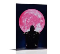 LYOZYMX Impression sur toile avec pochettes d'album de Chris Brown Famous Bands And Popular Singers - Art mural décoratif pour chambre à coucher - 20 x 30 cm - Style cadre