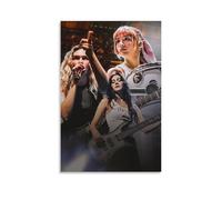 LYOZYMX Poster sur toile avec couvertures d'album The Warning Famous Bands And Popular Singers - Art mural décoratif pour chambre à coucher - 40 x 60 cm - Style sans cadre