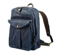 LYP-DEINEOMGS Sac à Dos en Toile for Homme, Style Vintage, Style Trekking, Classique, en Toile cirée, Petit Sac à Dos for Homme, élégant, Durable, for l'école et l'extérieur(Deep Blue)