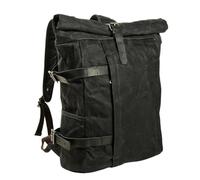 LYP-DEINEOMGS Sac à Dos en Toile for Homme, Style Vintage, Style Trekking, Classique, en Toile cirée, Petit Sac à Dos for Homme, élégant, Durable, for l'école et l'extérieur(Black_30*17 * 40cm)