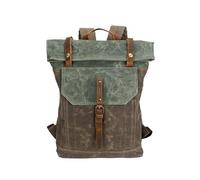 LYP-DEINEOMGS Sac à Dos en Toile for Homme, Style Vintage, Style Trekking, Classique, en Toile cirée, Petit Sac à Dos for Homme, élégant, Durable, for l'école et l'extérieur(Green)