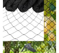 LYPPUL Filet Anti Oiseaux, 7.5x15m Filet Protection Oiseaux Noir, filet Protection oiseaux Anti Pigeon, Robuste protection Utilisé pour Protéger Les Jardins, Les Plantes et Les Raisins du Préjudice