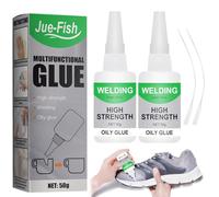 LYPPUL Lot de 2 colles huileuses de soudage à haute résistance, super colle universelle, étanche multifonction, colle universelle puissante, colle pour cuir, métal, plastique, bois, céramique, cuir,