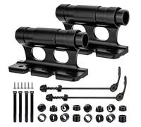 LYPPUL Lot de 2 supports de fourche de vélo, porte-fourche de voiture, en alliage d'aluminium, avec blocage rapide, pour camion, SUV, remorque, voitures