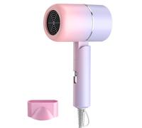 LYPPUL Seche Cheveux Pliable,800W Seche Cheveux Voyage,Sèche Cheveux Ionique,Restauration du Blu-ray Léger Séchage Rapide,Protection Contre la Surchauffe pour Voyages et La Maison,Salons de Coiffure