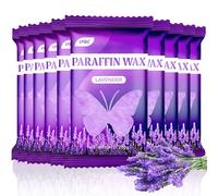 LYQC Recharge de cire de paraffine, 10 paquets de cire de bain pour mains et pieds pour soulager les muscles raides et les douleurs arthritiques - Hydrate et protège en profondeur la peau des mains et