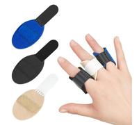LYQNIHOB Ensemble de 3 Attelles pour Pouce et Doigts - Idéal pour Soigner les Doigts Cassés et soulager l'Arthrite - Protège le Pouce, Index, Majeur, Annulaire et Petit Doigt avec Attelle à Ressorts,