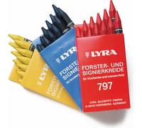 Craies forestières - Ø12 mm - longueur 120 mm - coloris jaune - par 12 LYRA