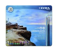 Lyra 2881240 Crayons Aquarelle, Multicolore, 21 X 1.4 X 18 Cm