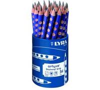Lyra 3811050 Groove Jumbo Étui en carton K05 5 crayons de couleur laqués 36 G