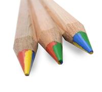 LYRA 4 Couleur Géant Super Jumbo Coloré Crayons Bois Naturel Finir Paquet De 3