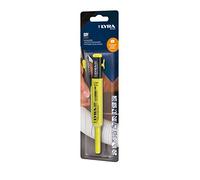 Lyra 4498002 Dry Blister Marqueur de construction pour toutes les surfaces, porte-mine avec taille-crayon intégré 4498002