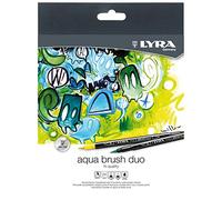 LYRA Aqua Brush Duo - Etui 24 feutres double pointe