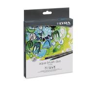 LYRA Aqua Brush Duo - Etui 24 feutres double pointe