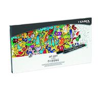 ARTIST FELT TIP ART ILLUSTRATION DRAWING PENS - Metal Gift Tin of 50 Pens by Lyra