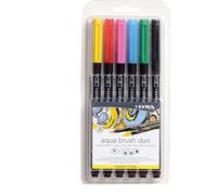 Lyra Blister De 6 Marqueurs Solubles Dans L'eau À Double Pointe