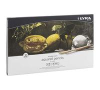 Lyra - Coffret métal de 36 crayons de couleur aquarellables Rembrandt - couleurs assorties