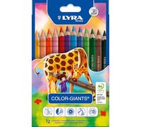 LYRA Color Giants - Etui 12 crayons de couleur