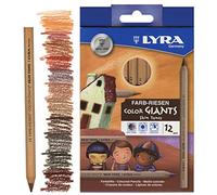 Lyra Germany – Crayons de couleur Color Giants Skin Tones – Tons peau – Étui 12