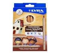 LYRA Color Giants Skin Tones - Etui 12 crayons de couleur tons peau