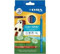 Lyra - Crayon De Couleur Triangulaire Super-ferby - Etui De 12 G