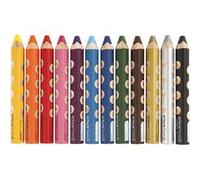 Lyra crayons 3-en-1 Groove 12 pièces multicolore Multicolore G