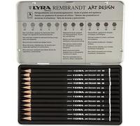 LYRA - Crayons graphite - Rembrandt Art Design - Boîte métal - 12 crayons