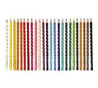LYRA Groove Slim - Etui 24 crayons de couleur + 1 taille-crayon