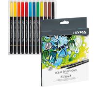 Lyra Double Tip Aqua Duo Cartouche d'encre 12 pcs