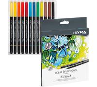 Lyra Double Tip Aqua Duo Markers 12 pcs
