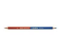 Lyra Duo - Crayon Bicolore - Rouge, Bleu - 3.75 Mm - Moyen - Pack De 12