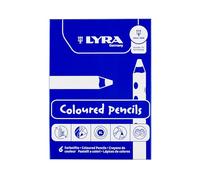LYRA Ferby Jumbo 4-Color - Etui 6 crayons mine 4 couleurs