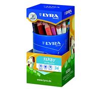 Lyra Germany - Pot de 36 crayons de couleur Ferby - triangulaires, gros modules - assortis