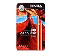 LYRA Graduate Fineliner - Boîte métal 10 feutres fins